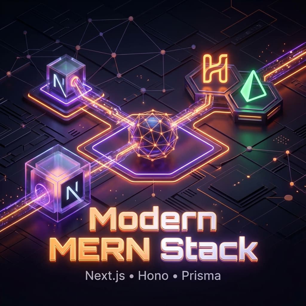 Modern MERN Stack: Next.js + Hono + Prisma (NHPC Stack) course thumbnail