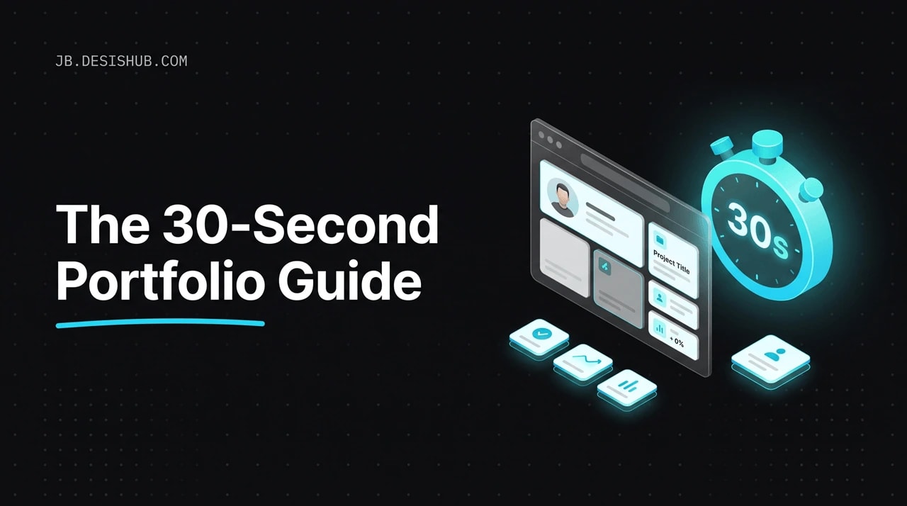 The 30-Second Portfolio Guide: Designing an Apple-Style Portfolio That Stands Out