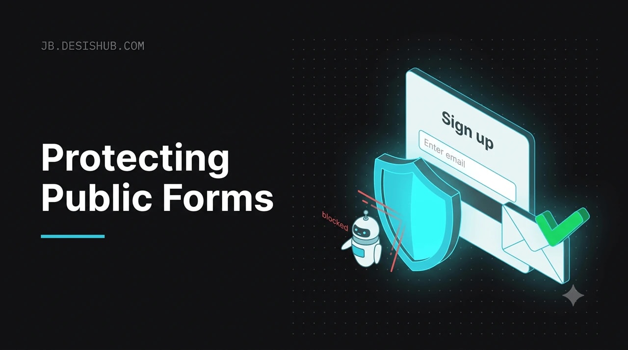 Protecting Public Forms: Cloudflare Turnstile + Real Email Verification