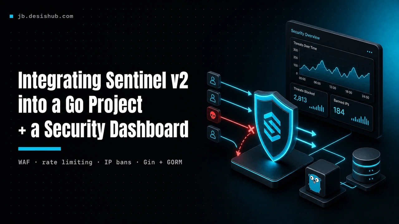 Integrating Sentinel v2 into a Go Project — WAF, Rate Limiting & Your Own Security Dashboard
