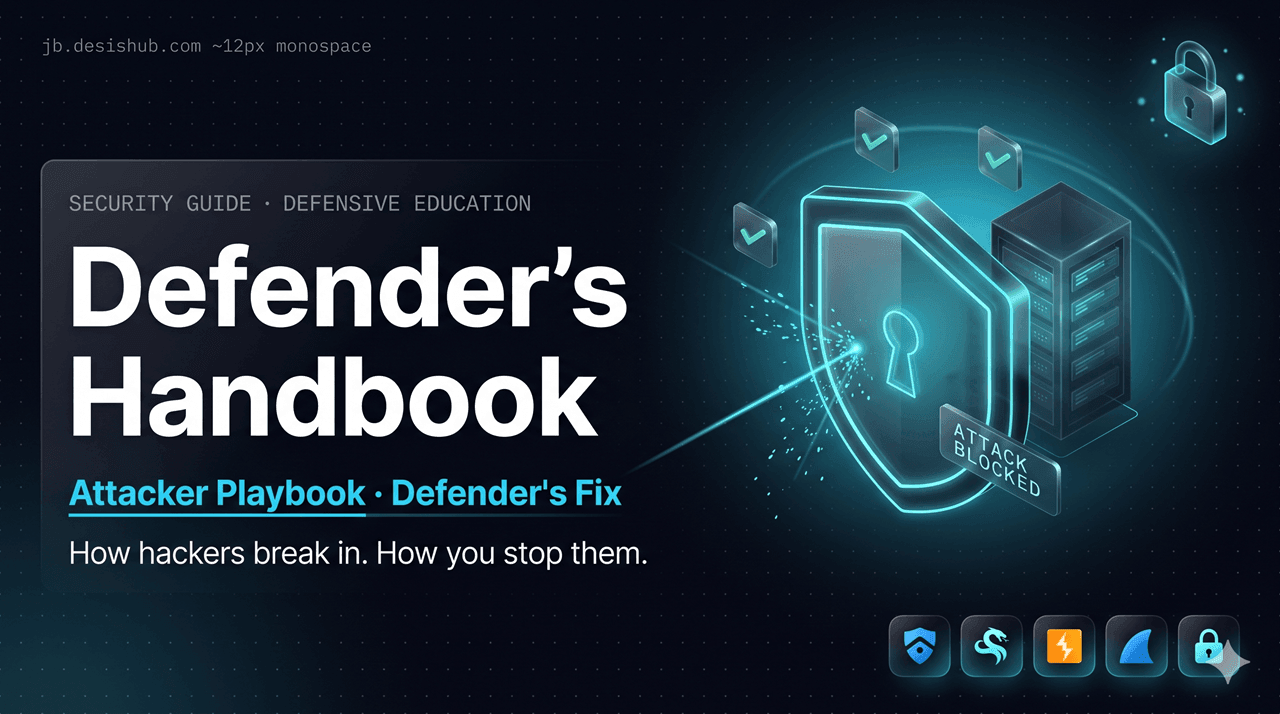 The Defender's Handbook — How Hackers Really Break In, and How Developers Stop Them
