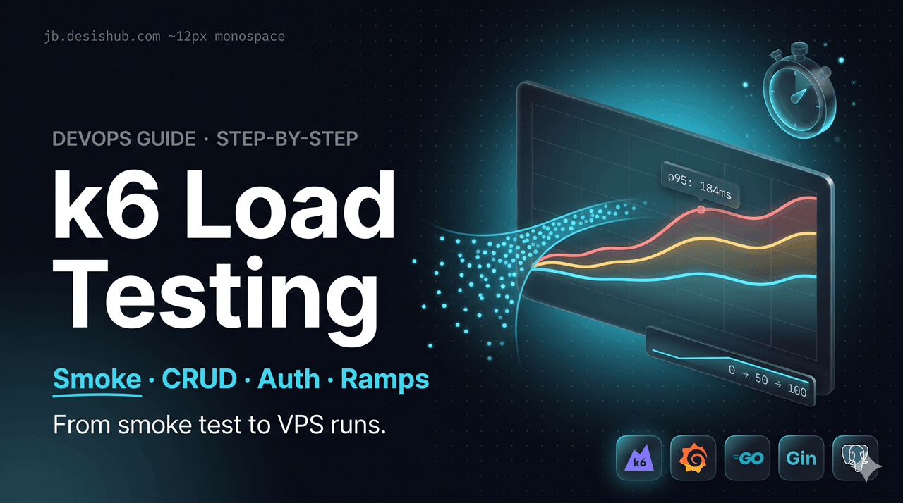The Beginner's Handbook to k6 Load Testing — Smoke, CRUD, Auth, Ramps & Realistic VPS Runs