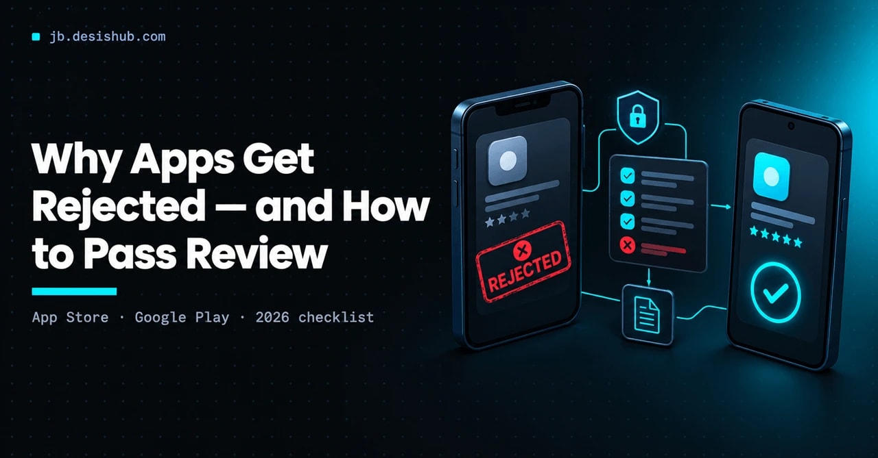 Most Common Reasons Apps Get Rejected from the App Store & Google Play (2025-2026)