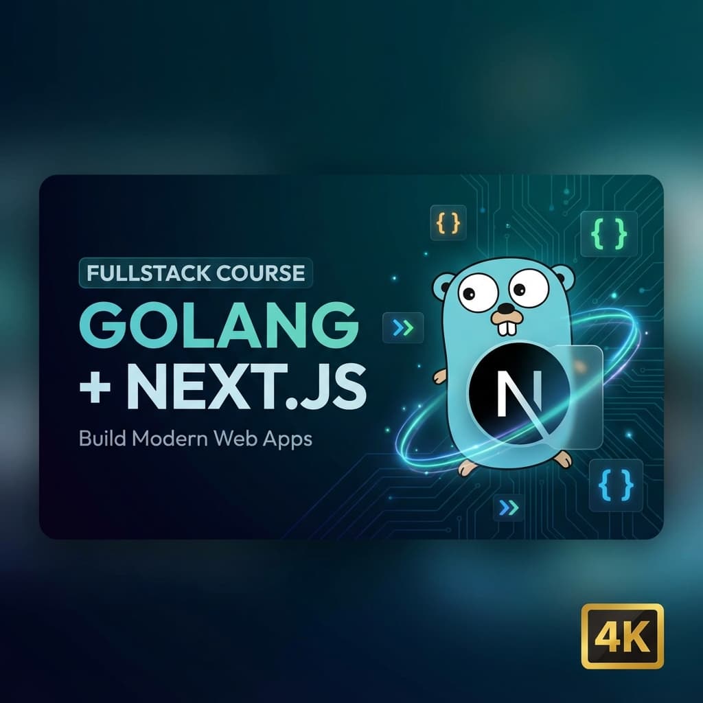 Golang with Next.js Fullstack Course course thumbnail