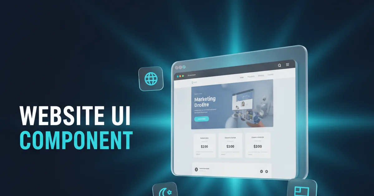 Wesbite Ui Website UI: Scaffold a Complete Marketing Website in Seconds – JB