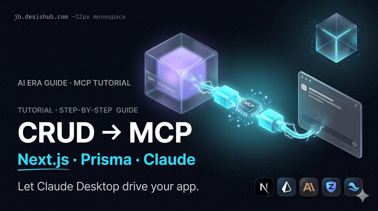 From CRUD to MCP — Turn Any Next.js + Prisma App into a Model Context ...