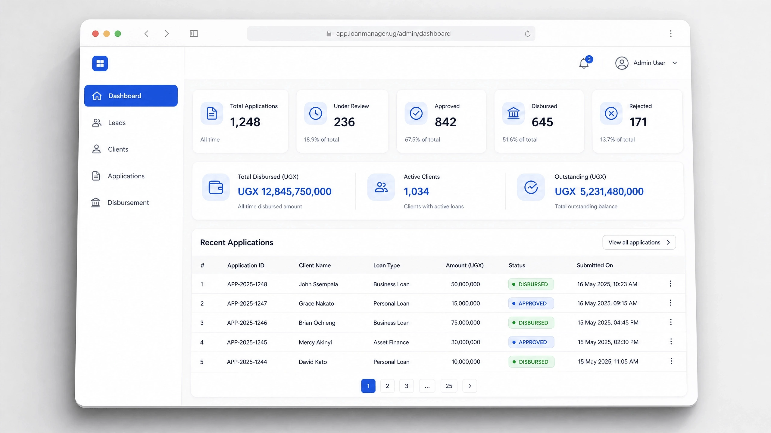 FundPier product screenshot
